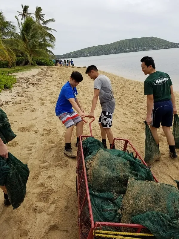 Maunalua Beach Clean Up