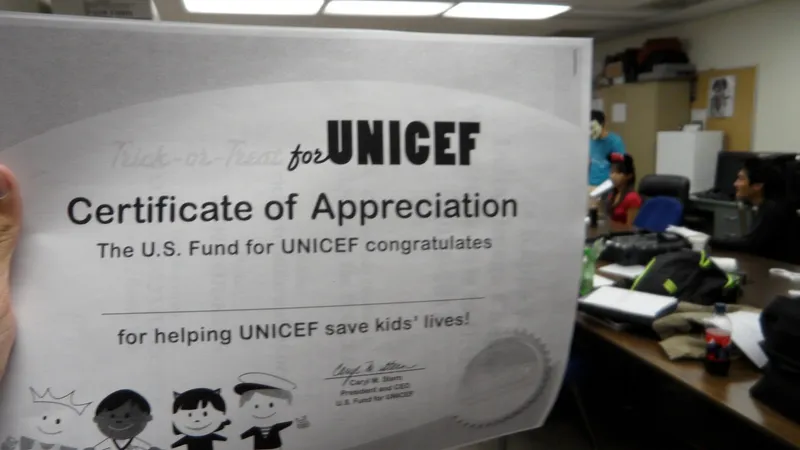 Trick-or-Treat for UNICEF
